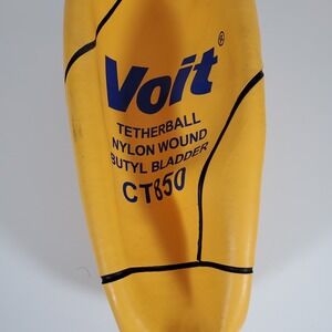 Voit Tetherball CT850 Ball Nylon Wound Butyl Bladder Yellow Yard Sports